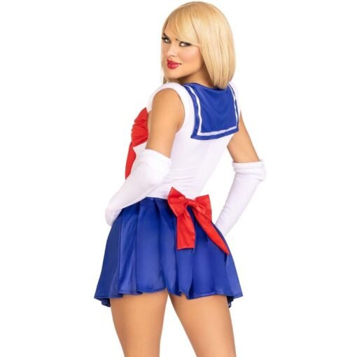 LEG AVENUE - COSTUME SEXY MARINAIA MULTICOLORE S - immagine 3