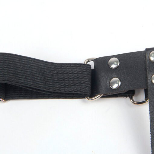 SUBBLIME - 953744 GIARRETRELLA PUNK IN PELLE REGOLABILE NERA TAGLIA UNICA - immagine 8