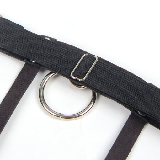 SUBBLIME - 953744 GIARRETRELLA PUNK IN PELLE REGOLABILE NERA TAGLIA UNICA - immagine 9