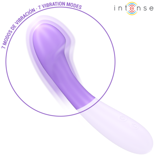 INTENSE - BECKY VIBRATORE 19 CM RISCALDABILE 7 VIBRAZIONI VIOLA - immagine 4