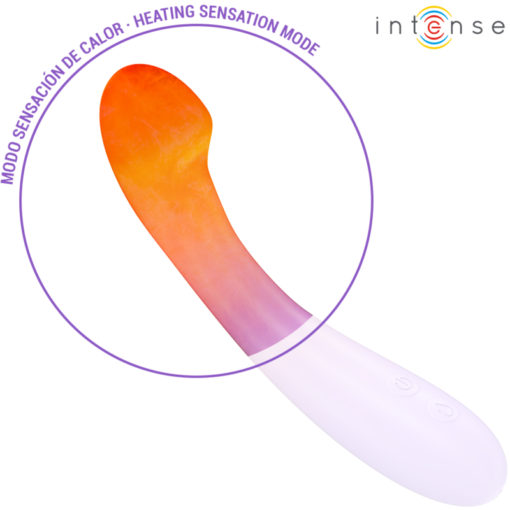INTENSE - BECKY VIBRATORE 19 CM RISCALDABILE 7 VIBRAZIONI VIOLA - immagine 3