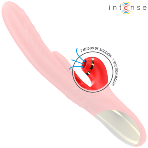 INTENSE - KAROL VIBRATORE MULTIFUNZIONE SPINTA & STIMOLAZIONE & ONDE STIMOLANTI ROSSO - immagine 5