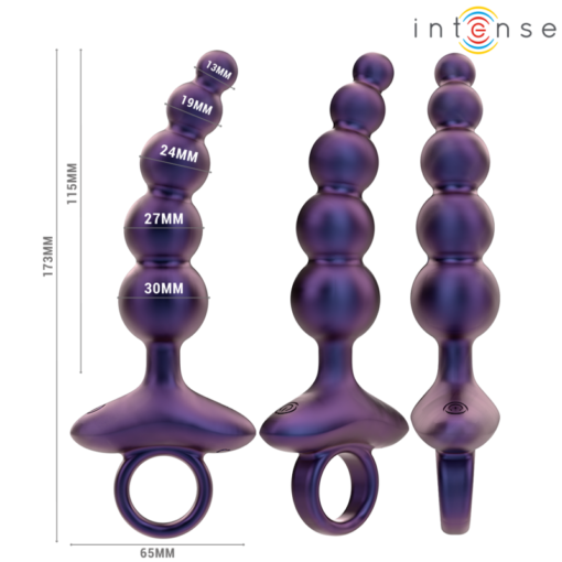 INTENSE - TITO VIBRANTE ANAL PLUG MODELLO 3 TELECOMANDO - immagine 2