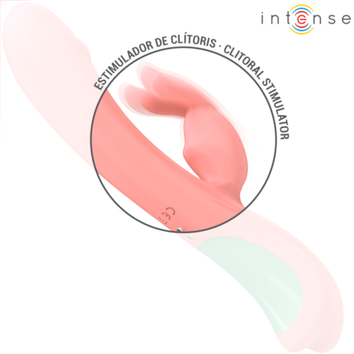 INTENSE - RACHEL RABBIT VIBRATORE 5 VIBRAZIONI ROSA - immagine 2