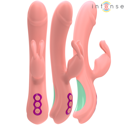 INTENSE - RACHEL RABBIT VIBRATORE 5 VIBRAZIONI ROSA - immagine 5