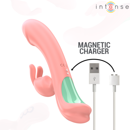 INTENSE - RACHEL RABBIT VIBRATORE 5 VIBRAZIONI ROSA - immagine 7