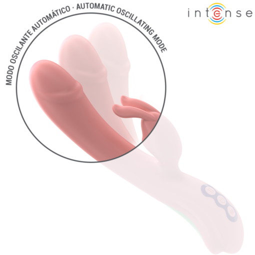 INTENSE - RACHEL RABBIT VIBRATORE 5 VIBRAZIONI ROSA - immagine 4