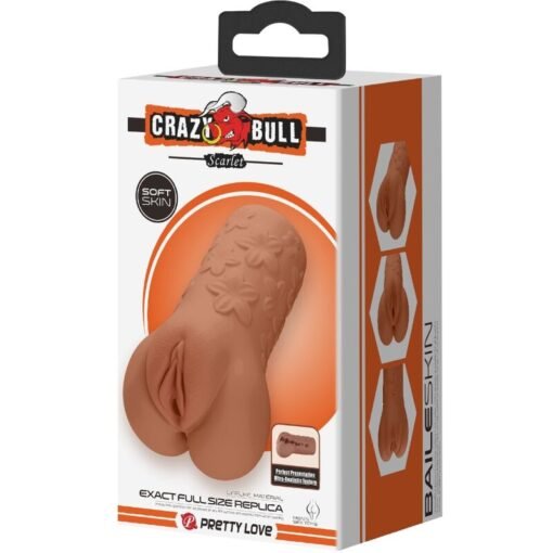 CRAZY BULL - VAGINA E ANO SCARLATTO DESIGN CON FIORI CARNE - immagine 6