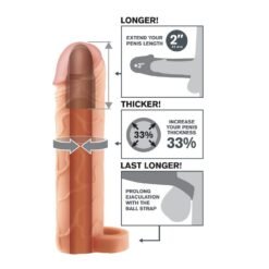 Alternative view of FANTASY X- TENSIONS - PELLE PERFECT 2 EXTENSION BALL STRAP