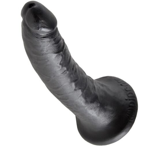 KING COCK - 7 DILDO NERO 17.8 CM - immagine 4