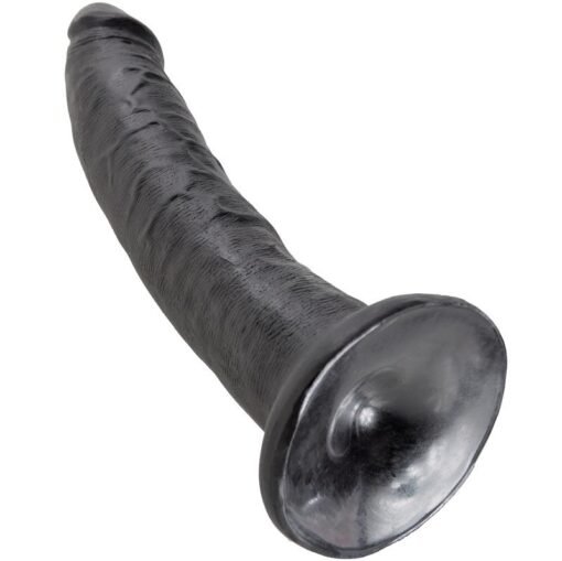KING COCK - 7 DILDO NERO 17.8 CM - immagine 5