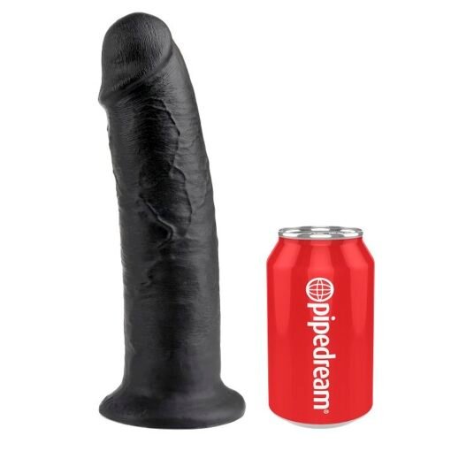 KING COCK - 10 DILDO NERO 25 CM - immagine 3