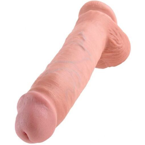 KING COCK - 11 DILDO CARNE CON SFERE 28 CM - immagine 3