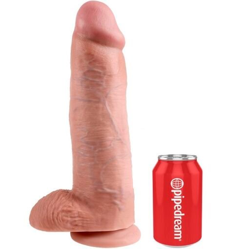 KING COCK - 12 DILDO FLESH CON SFERE 30.48 CM - immagine 3