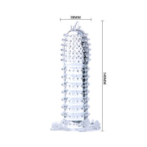 BAILE - GUAINA PER PENE CON PUNTI DI STIMOLAZIONE ROSA 14 CM - immagine 3