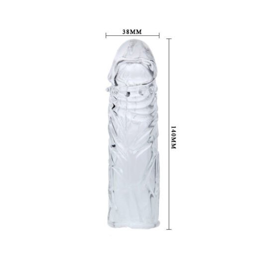 BAILE - COPERTURA PENE IN SILICONE TRASPARENTE 13 CM - immagine 6