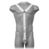 LEATHER BODY - IMBRACATURA UOMO BIANCO