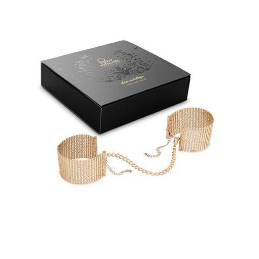 BIJOUX - DÉSIR MÉTALLIQUE MANETTE IN RETE DI METALLO DORATO - immagine 4