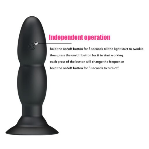 PRETTY LOVE - SPINA VIBRATORE E ROTAZIONE TRAMITE TELECOMANDO - immagine 7