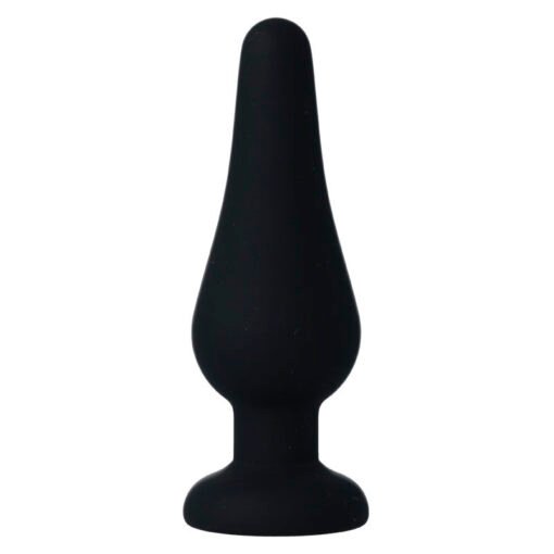 INTENSE - PLUG ANALE PIPO M SILICONE NERO 11 CM - immagine 2
