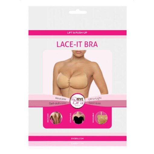 BYE-BRA - LACE-IT VALORIZZAZIONE PUSH-UP NERO COPPA A - immagine 3
