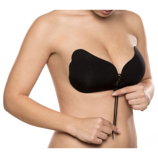 BYE-BRA - LACE-IT VALORIZZAZIONE PUSH-UP NERO COPPA C - immagine 4