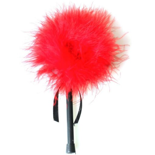 GIOCO SEGRETO - SPOLVERINO MARABOU ROSSO - immagine 3