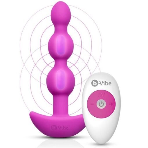 B-VIBE - PERLINE ANAL REMOTE CONTROL TRIPLET ROSA - immagine 7