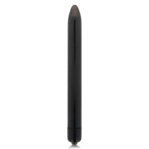 GLOSSY - VIBRATORE SLIM NERO - immagine 2