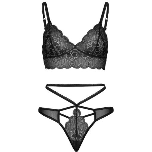 LEG AVENUE - SET 2 PEZZI STRAPPY CUT G STRING M/L - immagine 4