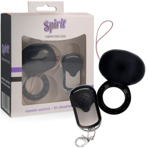 SPIRIT - VIBRANTE TELECOMANDO COCK RING NERO - immagine 2