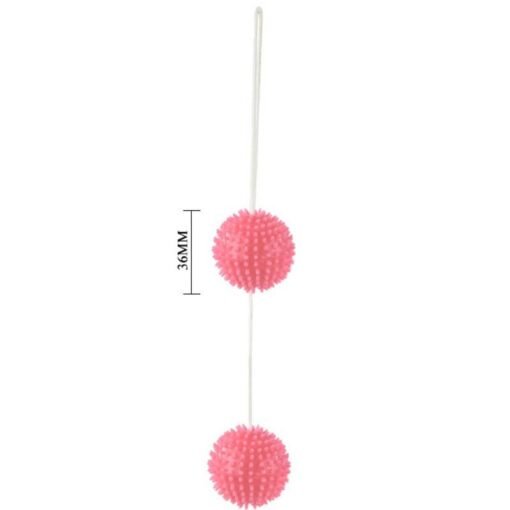 BAILE - UN PIACERE PROFONDO SFERE ROSA STRUTTURATO 3.6 CM - immagine 3