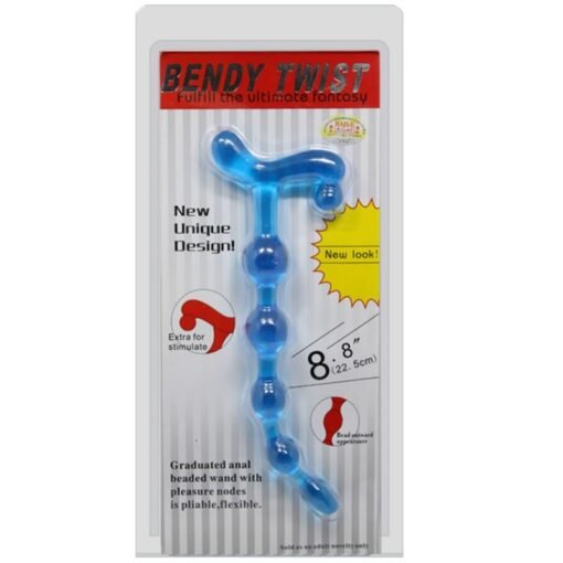 BAILE - SFERE ANAL BLU FLESSIBILI TWIST - immagine 2