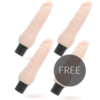 LOVECLONE - VIBRATORE SVEN AUTOLUBRIFICANTE 18.5 CM -O- 3.3 CM 3+1 IN OMAGGIO
