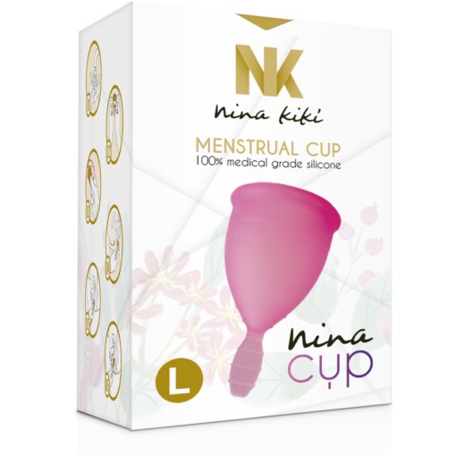 NINA KIKÍ - COPPA MESTRUALE ROSA - TAGLIA L - immagine 7