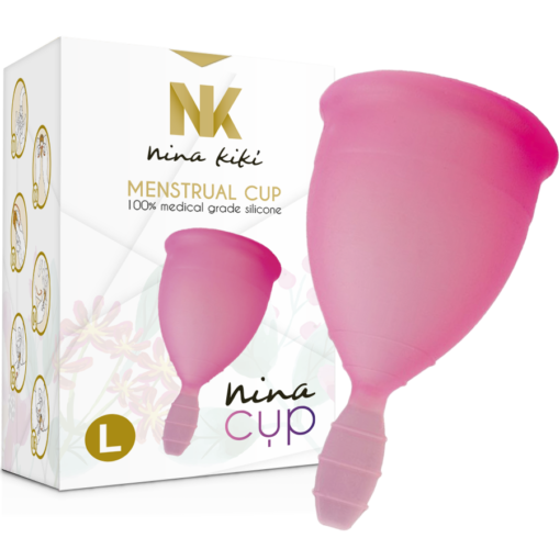 NINA KIKÍ - COPPA MESTRUALE ROSA - TAGLIA L - immagine 8