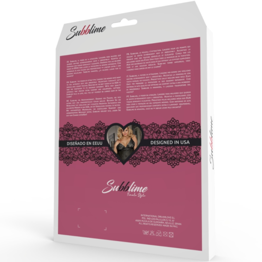SUBBLIME - QUEEN PLUS LACE PEIGNOIR MANICHE SVASATE - immagine 4