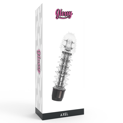 GLOSSY - VIBRATORE AXEL NERO - immagine 4