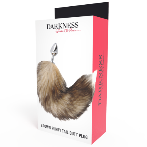 DARKNESS - TAIL BUTT PLUG SILVER - immagine 2