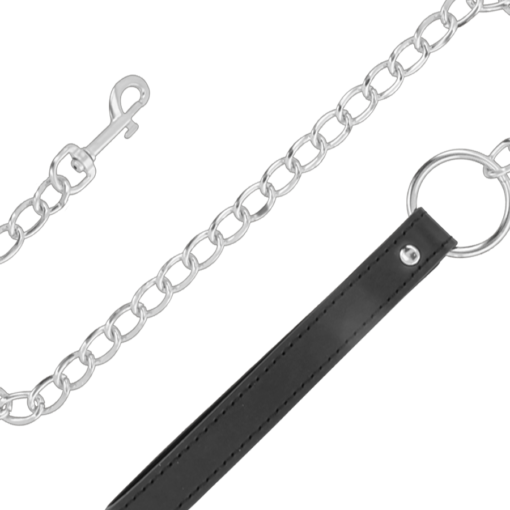 DARKNESS - COLLANA PER POSTURA CONFORTEVOLE CON CATENA IN PELLE - immagine 3