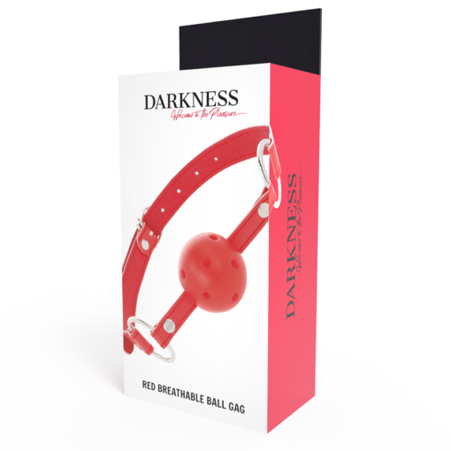 DARKNESS - BAVAGLINO TRASPIRANTE ROSSO - immagine 4