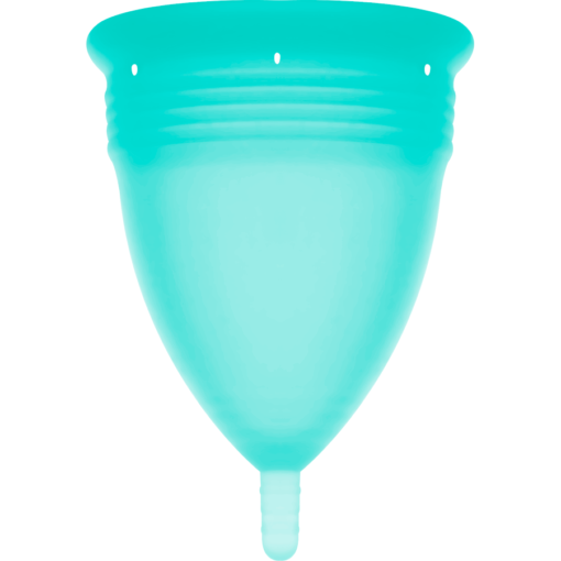 STERCUP - COPPA MESTRUALE IN SILICONE FDA ACQUAMARINA - TAGLIA L - immagine 3