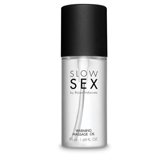 BIJOUX - OLIO DA MASSAGGIO SESSO LENTO EFFETTO CALORE 50 ML - immagine 2