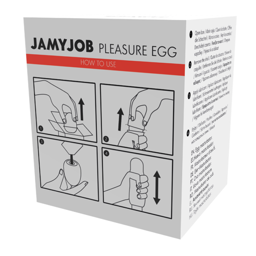 JAMYJOB - EGG MASTURBATOR EDIZIONE ROSSA DISCRETT - immagine 11