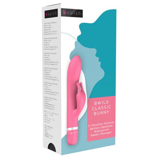B SWISH - MASSAGGIATORE CLASSICO BWILD CON CONIGLIO - MAGENTA - immagine 2
