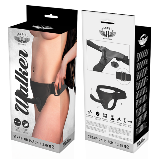 HARNESS ATTRACTION - RNES SILICONE WALKER G-SPOT 15.5 CM -O- 3.8 CM - immagine 6