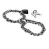 METAL HARD - MANETTE CON CATENA IN ACCIAIO INOSSIDABILE.