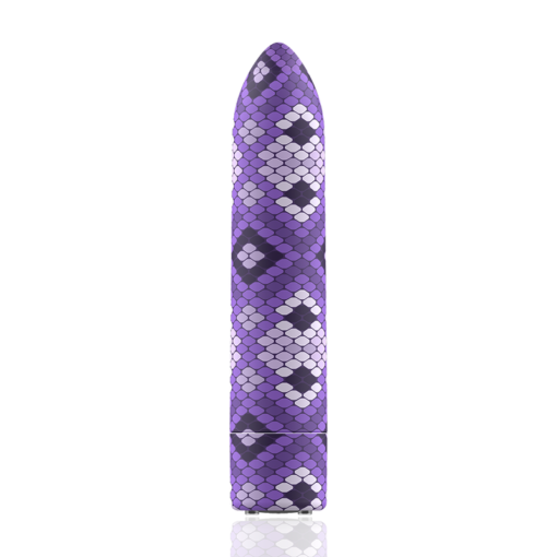 CUSTOM BULLETS - RECHARGEABLE SNAKE PURPLE MAGNETIC BULLET 10V - immagine 2