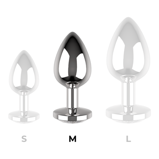 COQUETTE CHIC DESIRE - SPINA ANALE METALLO COLORE TRASPARENTE MISURA M 3.5 X 8 CM - immagine 8
