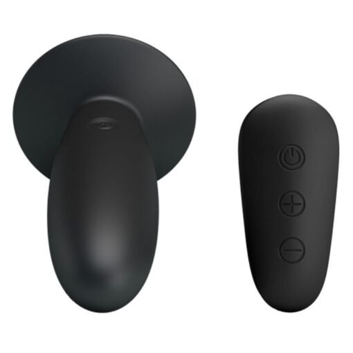 MR PLAY - PLUG ANALE CON TELECOMANDO VIBRAZIONE NERO - immagine 5